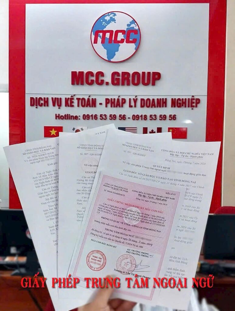 Dịch Vụ Thành Lập Trung Tâm Ngoại Ngữ